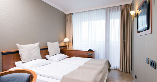 Wyndham Garden Lahnstein Koblenz Hotel Double Room | © Wyndham Garden Lahnstein Koblenz